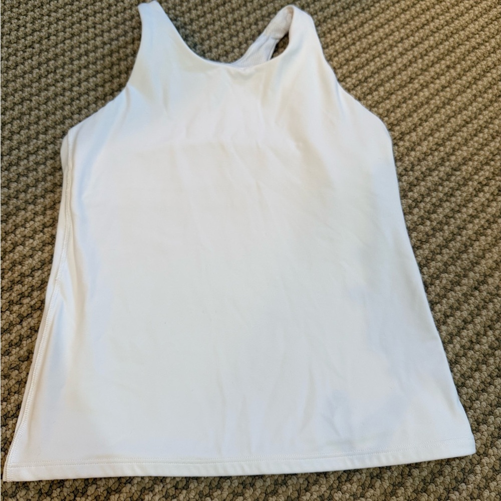 Athleta Girl tank with built in bra. Sz 14. Like new